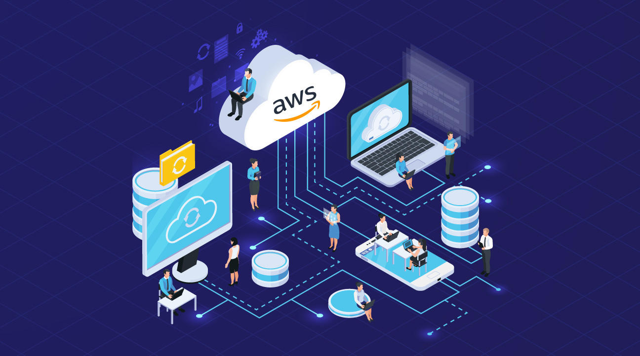 Infrastructură AWS securizată pentru hosting platforma VOOB, garantând disponibilitate și performanță maximă